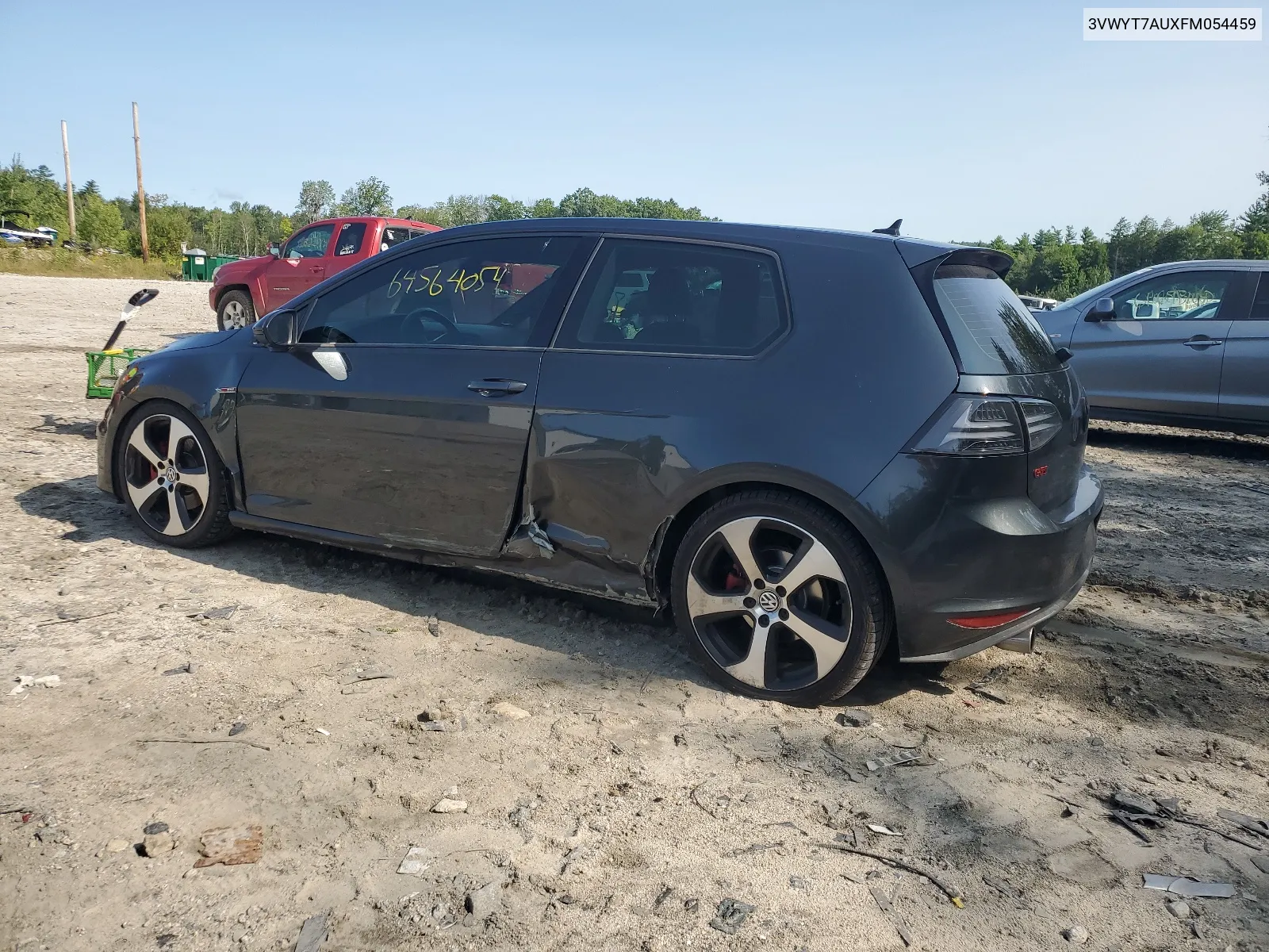 2015 Volkswagen Gti VIN: 3VWYT7AUXFM054459 Lot: 64564054