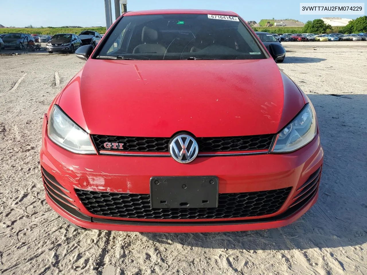 3VWTT7AU2FM074229 2015 Volkswagen Gti