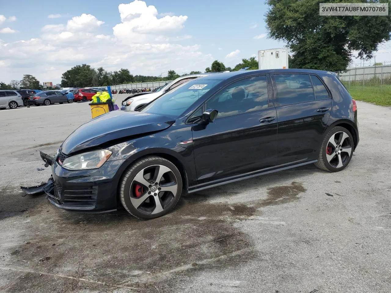 2015 Volkswagen Gti VIN: 3VW4T7AU8FM070786 Lot: 67271974