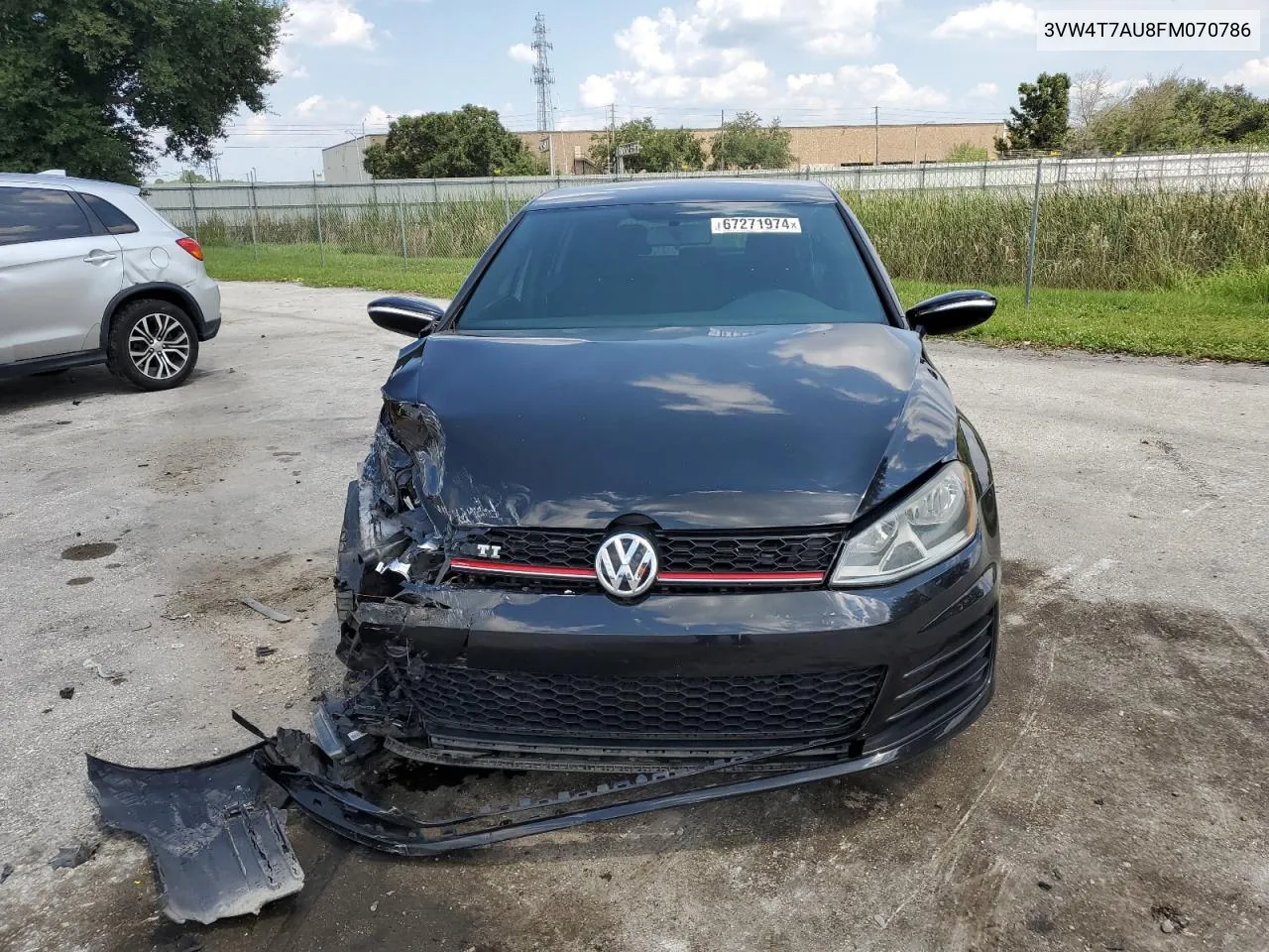 2015 Volkswagen Gti VIN: 3VW4T7AU8FM070786 Lot: 67271974