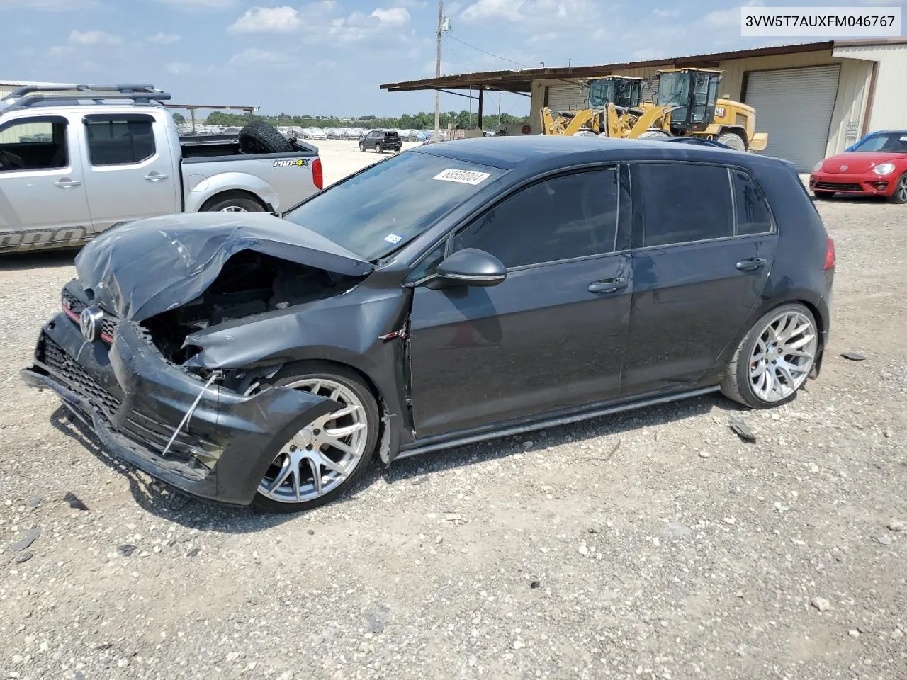 3VW5T7AUXFM046767 2015 Volkswagen Gti