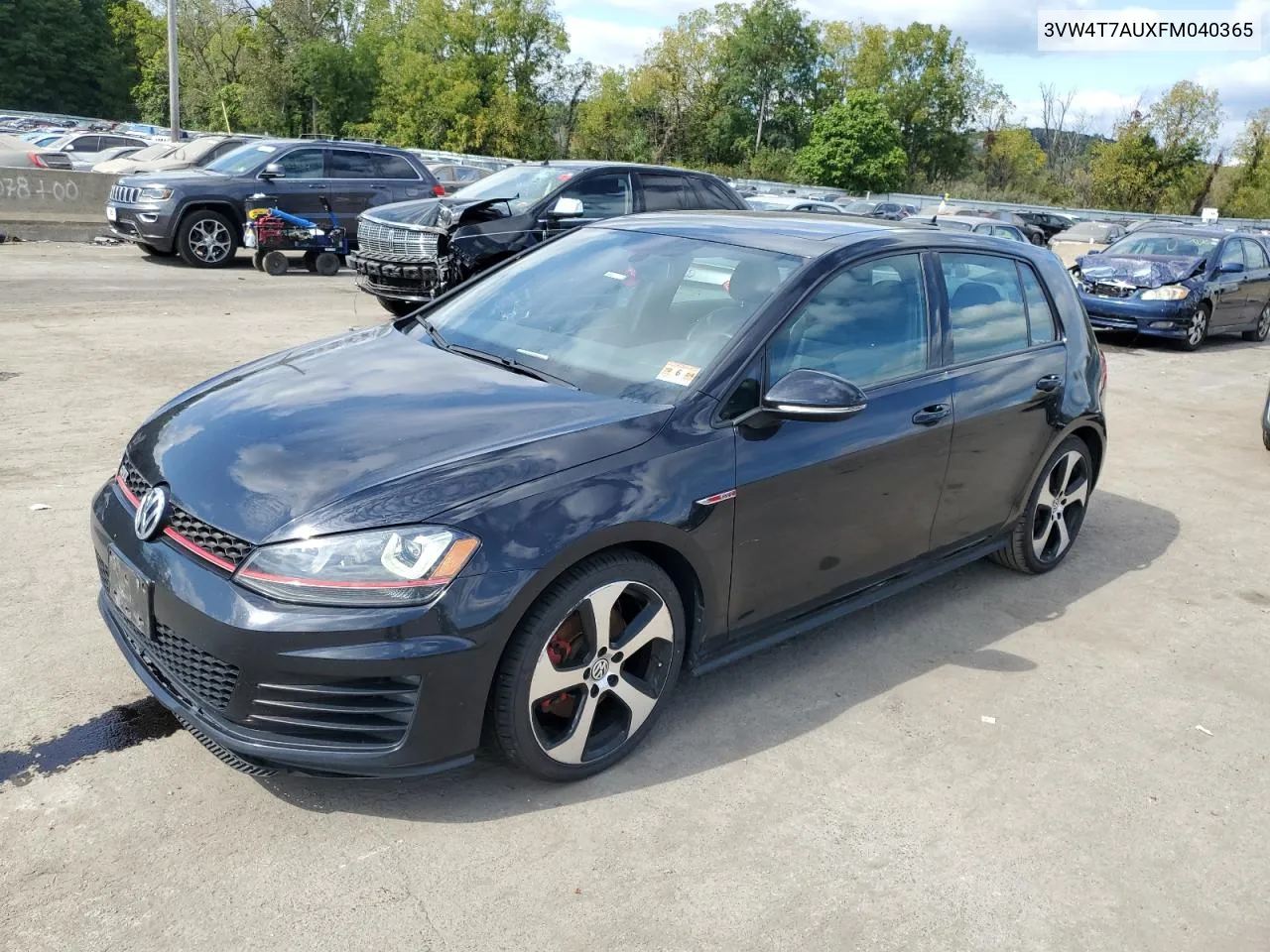 2015 Volkswagen Gti VIN: 3VW4T7AUXFM040365 Lot: 69899594