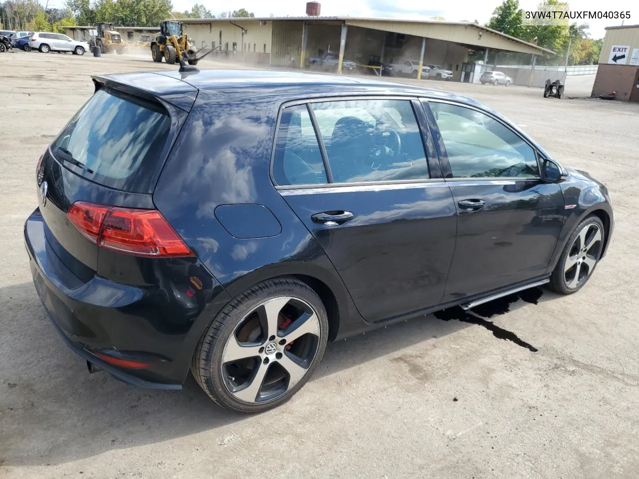 2015 Volkswagen Gti VIN: 3VW4T7AUXFM040365 Lot: 69899594