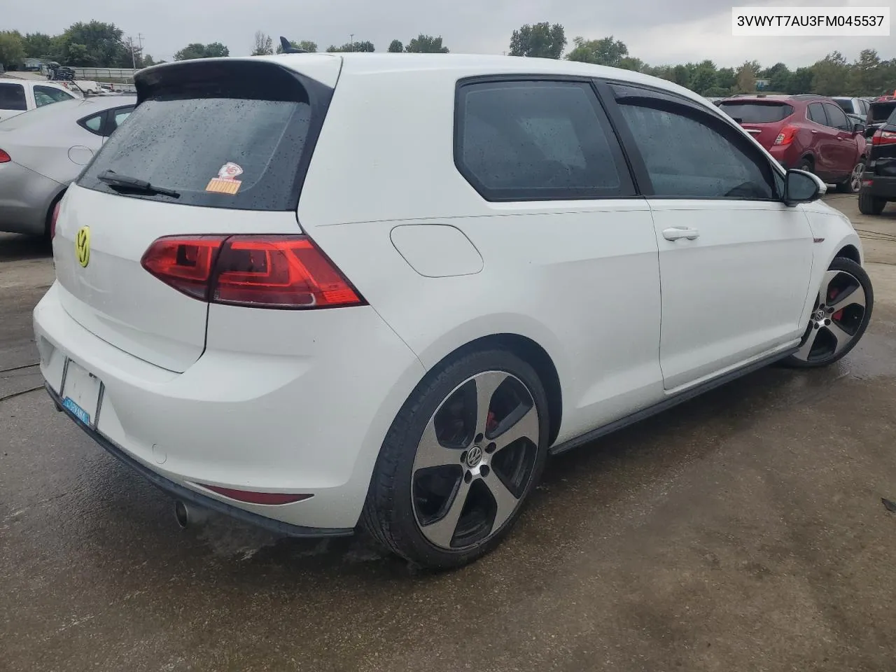 3VWYT7AU3FM045537 2015 Volkswagen Gti