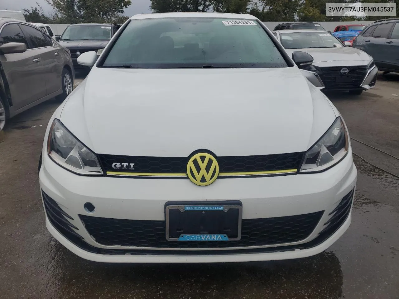 2015 Volkswagen Gti VIN: 3VWYT7AU3FM045537 Lot: 71304294