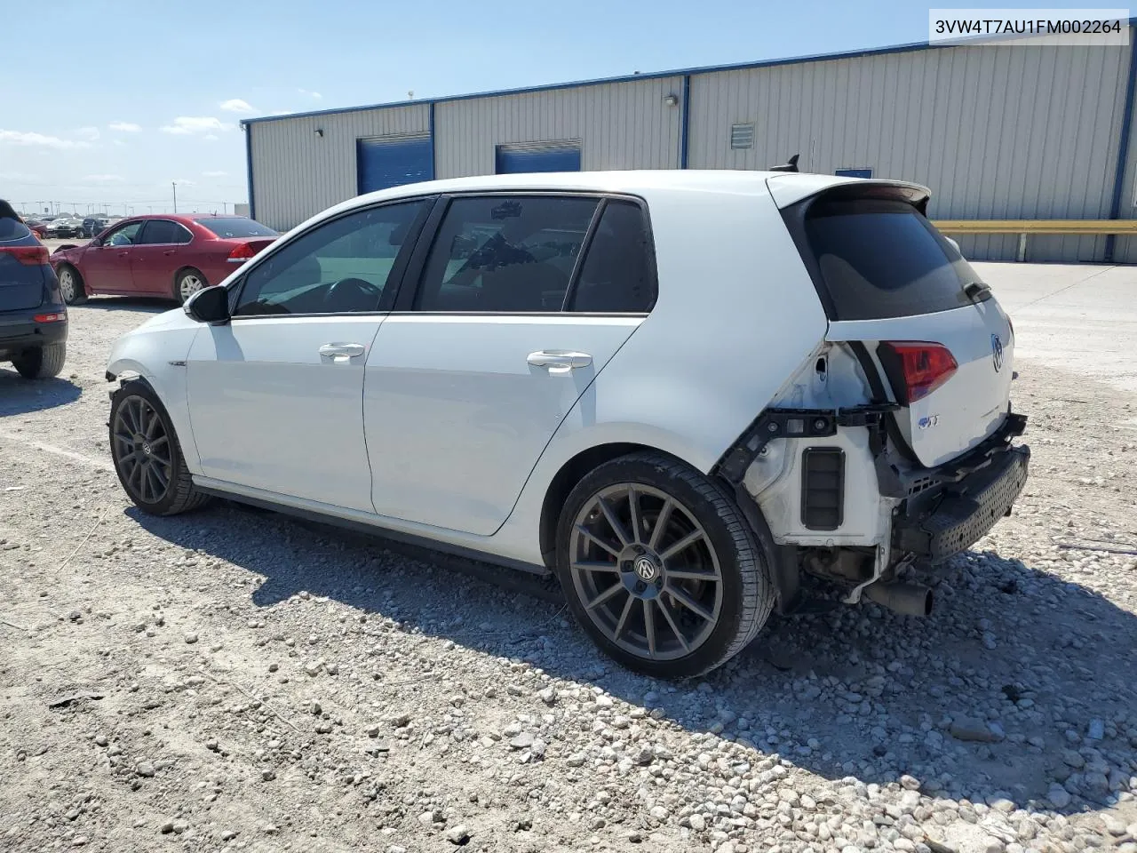 3VW4T7AU1FM002264 2015 Volkswagen Gti