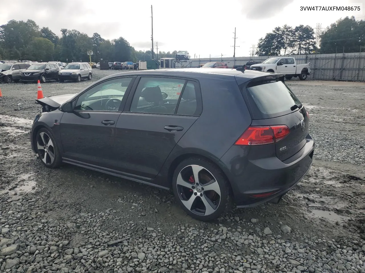 2015 Volkswagen Gti VIN: 3VW4T7AUXFM048675 Lot: 71947234