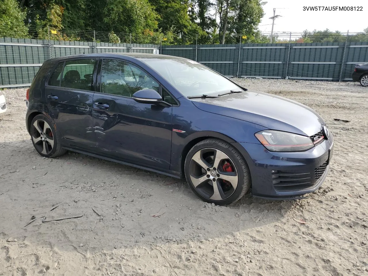 3VW5T7AU5FM008122 2015 Volkswagen Gti