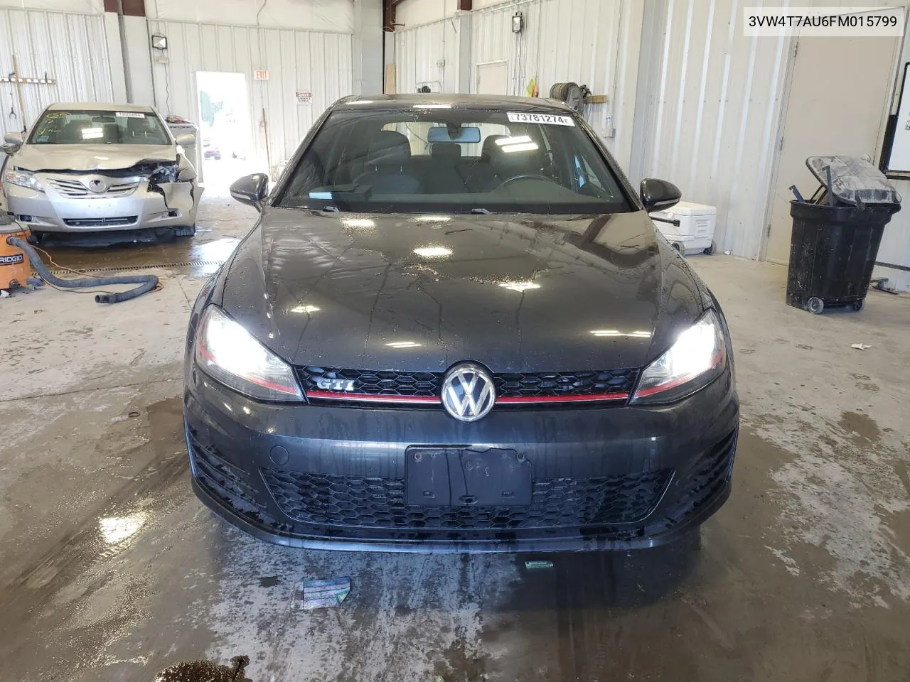 2015 Volkswagen Gti VIN: 3VW4T7AU6FM015799 Lot: 73781274