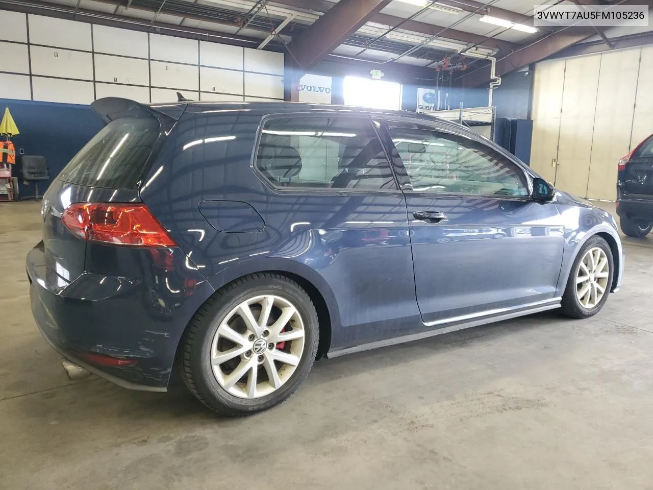 2015 Volkswagen Gti VIN: 3VWYT7AU5FM105236 Lot: 74418374