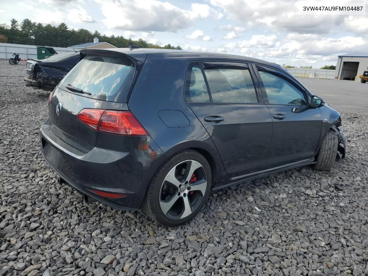 2015 Volkswagen Gti VIN: 3VW447AU9FM104487 Lot: 74582474