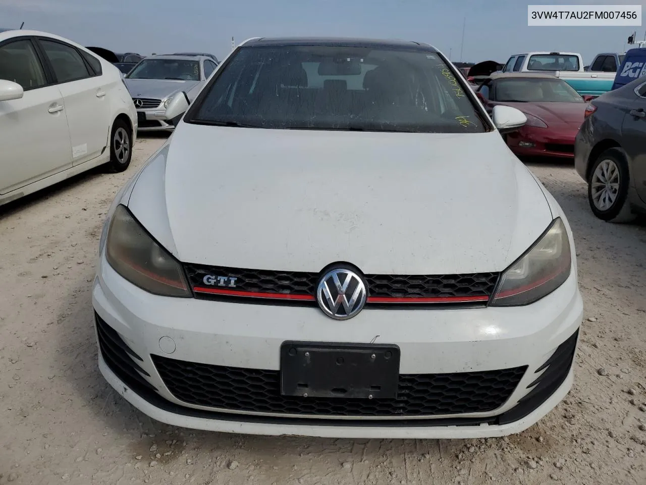 2015 Volkswagen Gti VIN: 3VW4T7AU2FM007456 Lot: 75003984