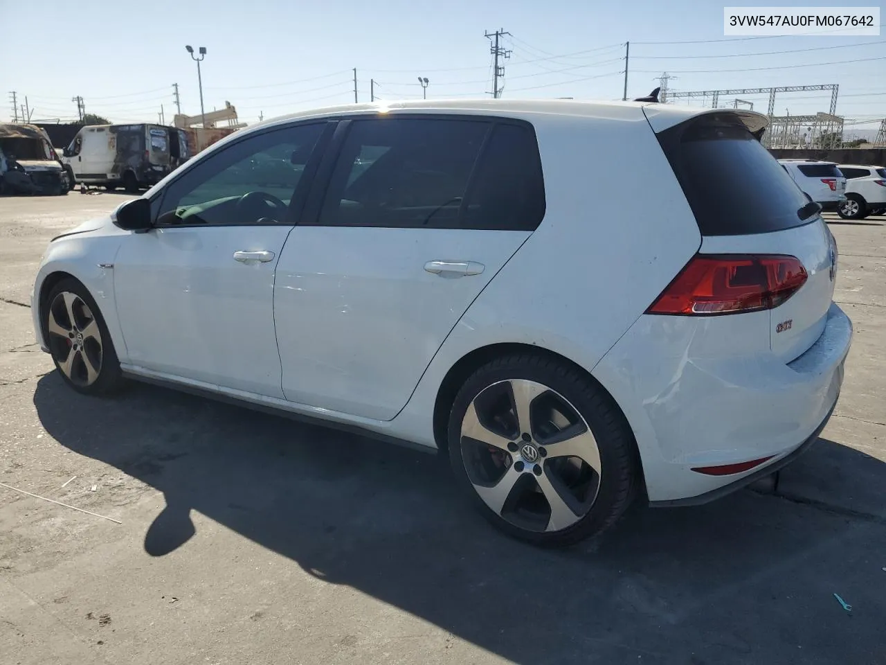 2015 Volkswagen Gti VIN: 3VW547AU0FM067642 Lot: 76315484