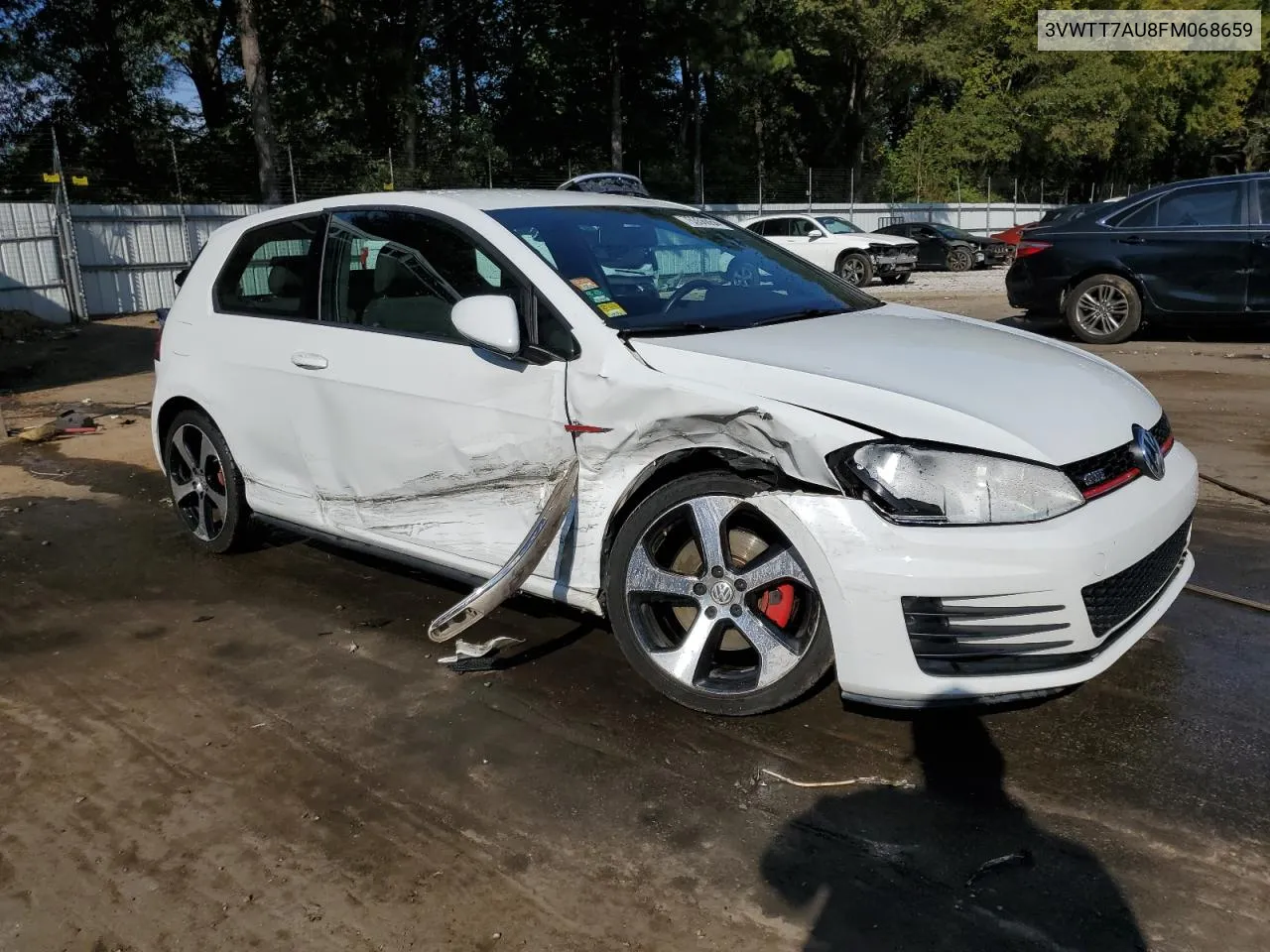 2015 Volkswagen Gti VIN: 3VWTT7AU8FM068659 Lot: 76356064