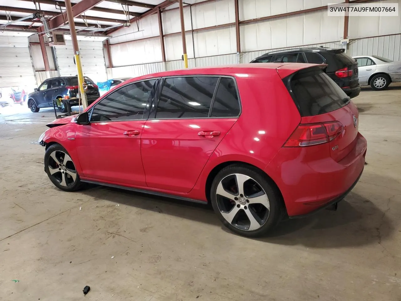 2015 Volkswagen Gti VIN: 3VW4T7AU9FM007664 Lot: 77524364