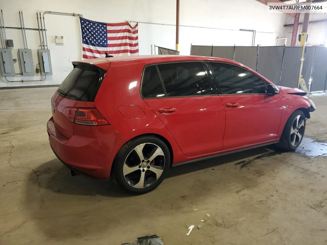 2015 Volkswagen Gti VIN: 3VW4T7AU9FM007664 Lot: 77524364