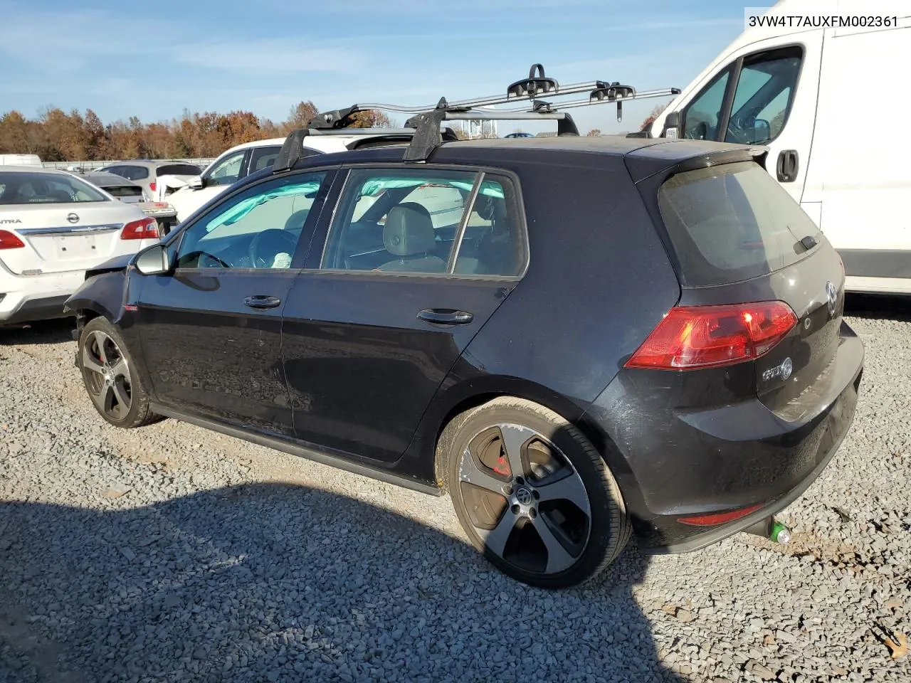 2015 Volkswagen Gti VIN: 3VW4T7AUXFM002361 Lot: 77902804