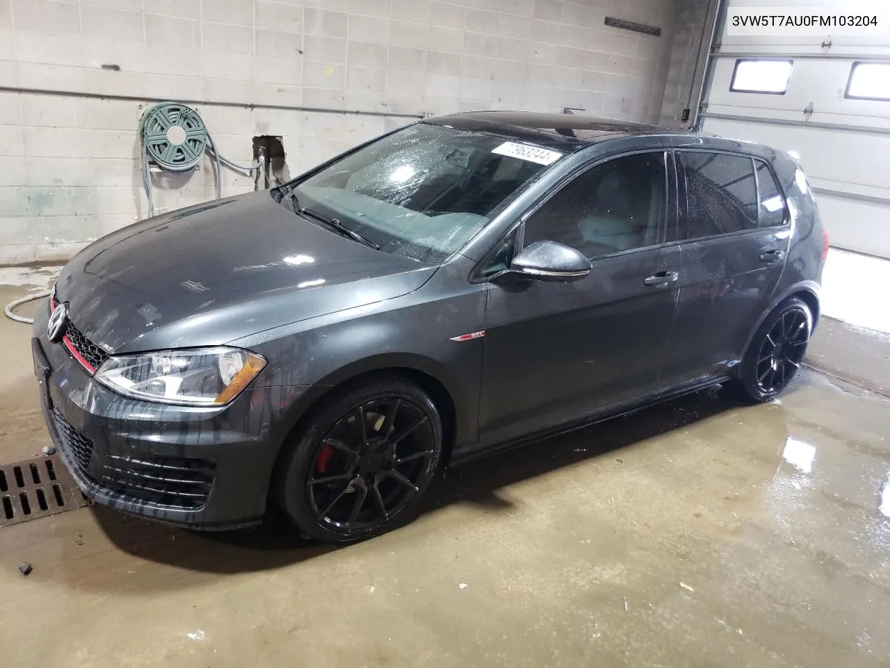 2015 Volkswagen Gti VIN: 3VW5T7AU0FM103204 Lot: 77963244