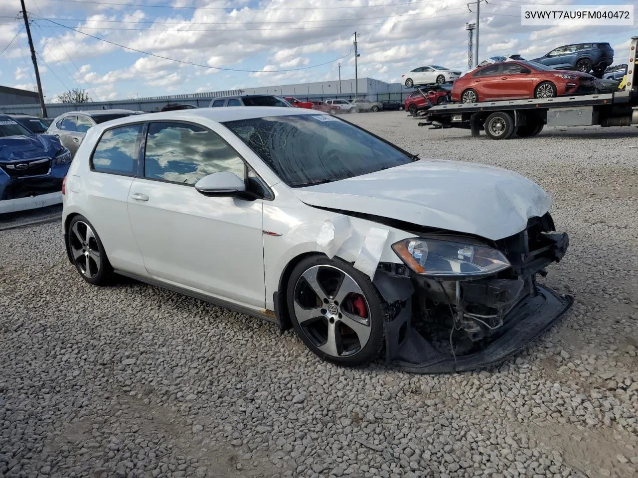 2015 Volkswagen Gti VIN: 3VWYT7AU9FM040472 Lot: 78349794