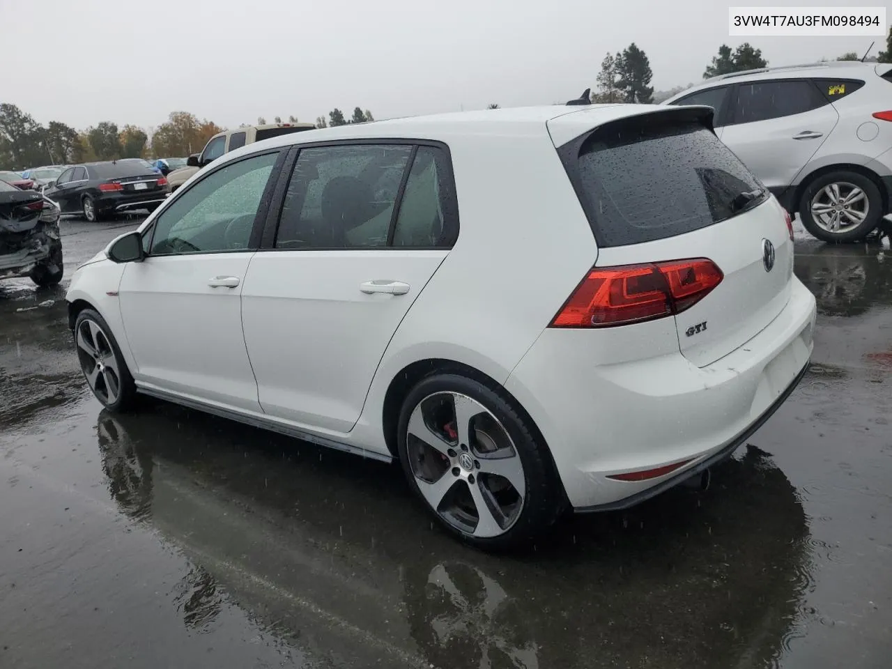 2015 Volkswagen Gti VIN: 3VW4T7AU3FM098494 Lot: 80069714