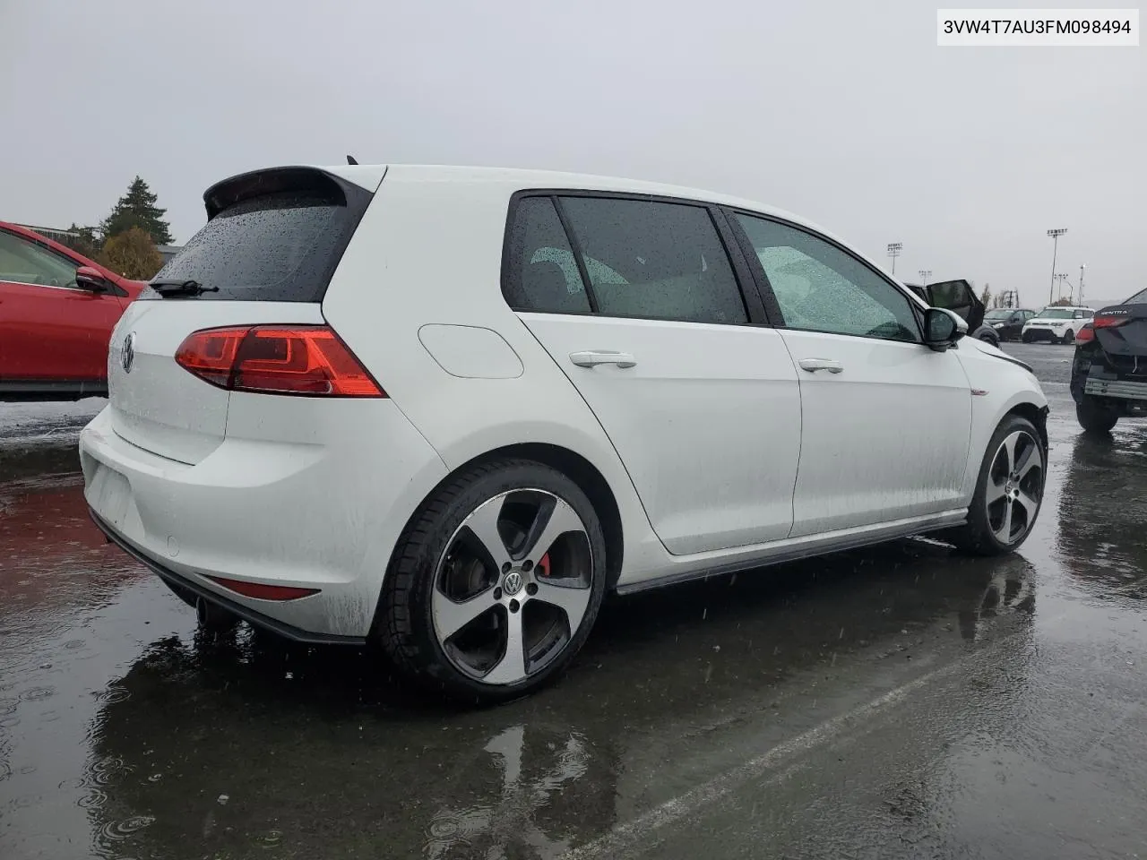 2015 Volkswagen Gti VIN: 3VW4T7AU3FM098494 Lot: 80069714