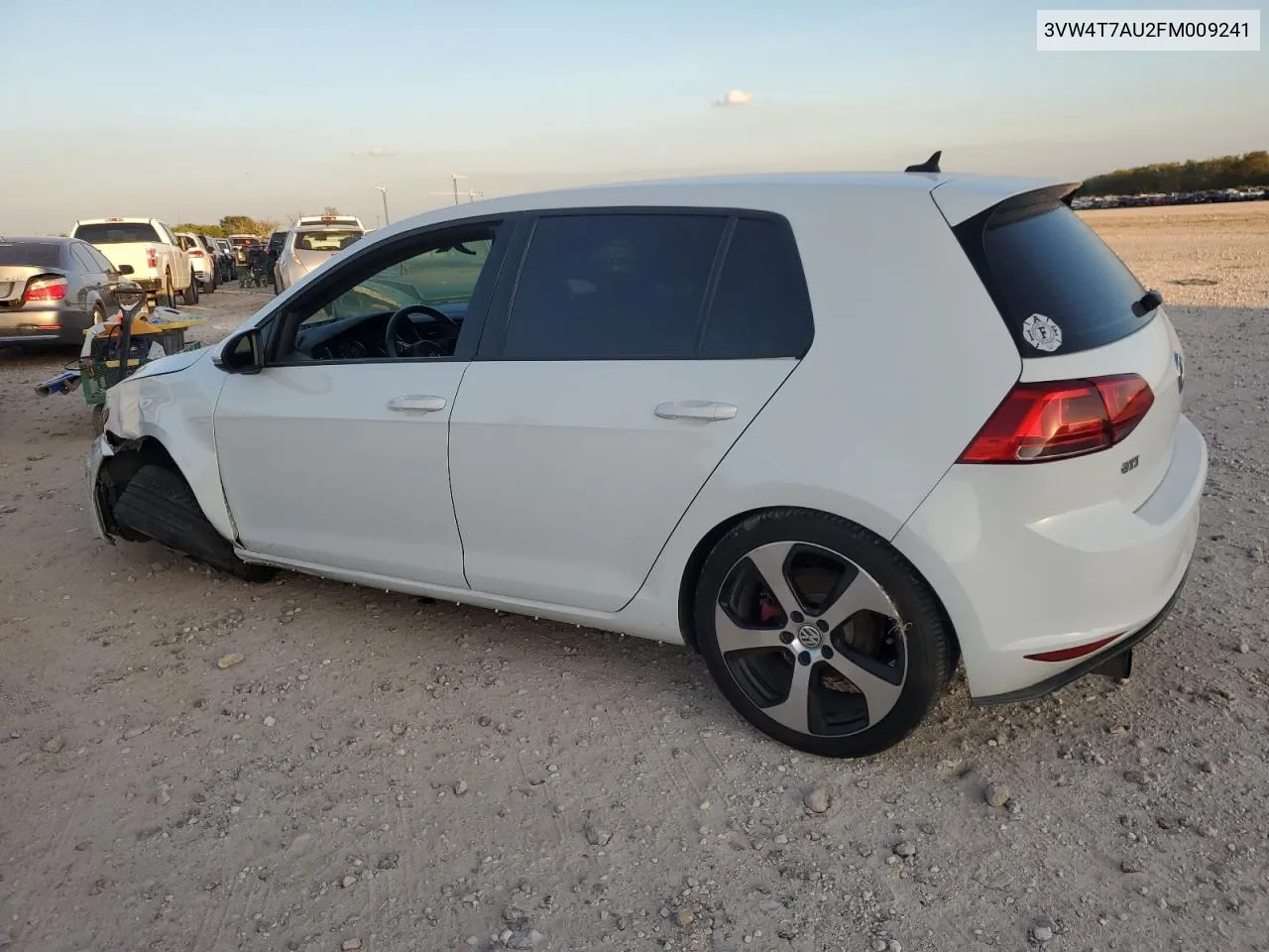 2015 Volkswagen Gti VIN: 3VW4T7AU2FM009241 Lot: 80289234