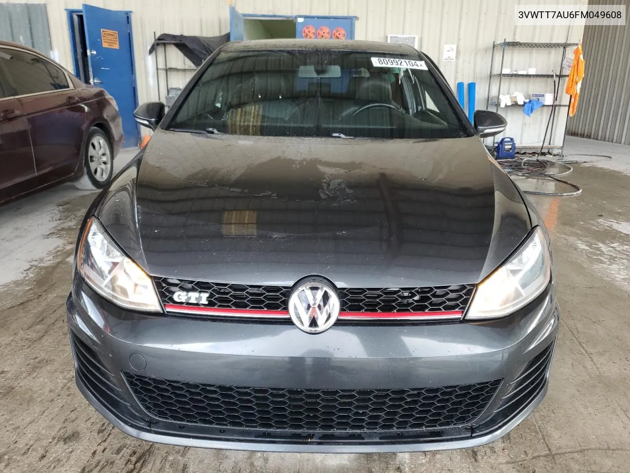 2015 Volkswagen Gti VIN: 3VWTT7AU6FM049608 Lot: 80992104