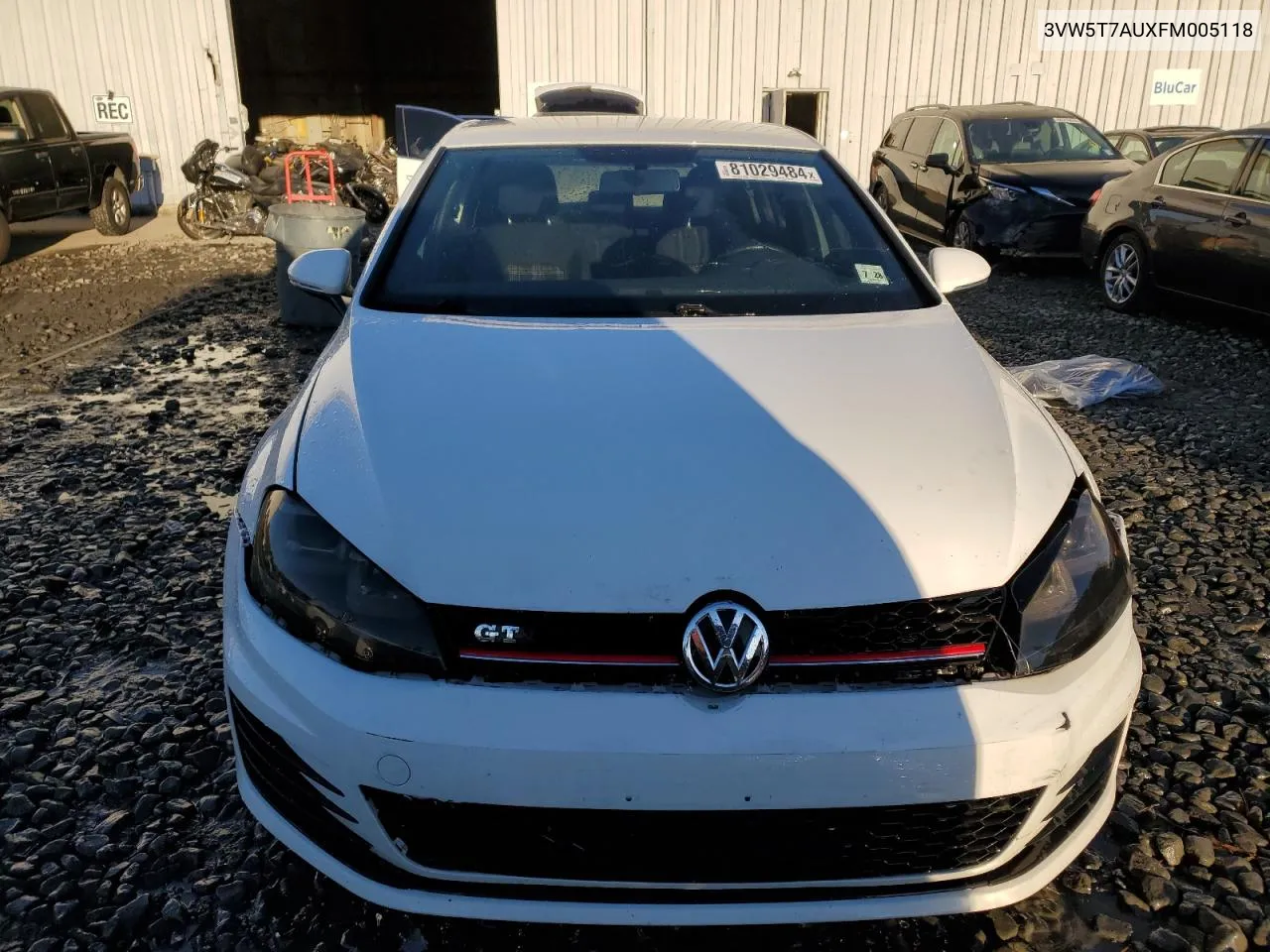 2015 Volkswagen Gti VIN: 3VW5T7AUXFM005118 Lot: 81029484