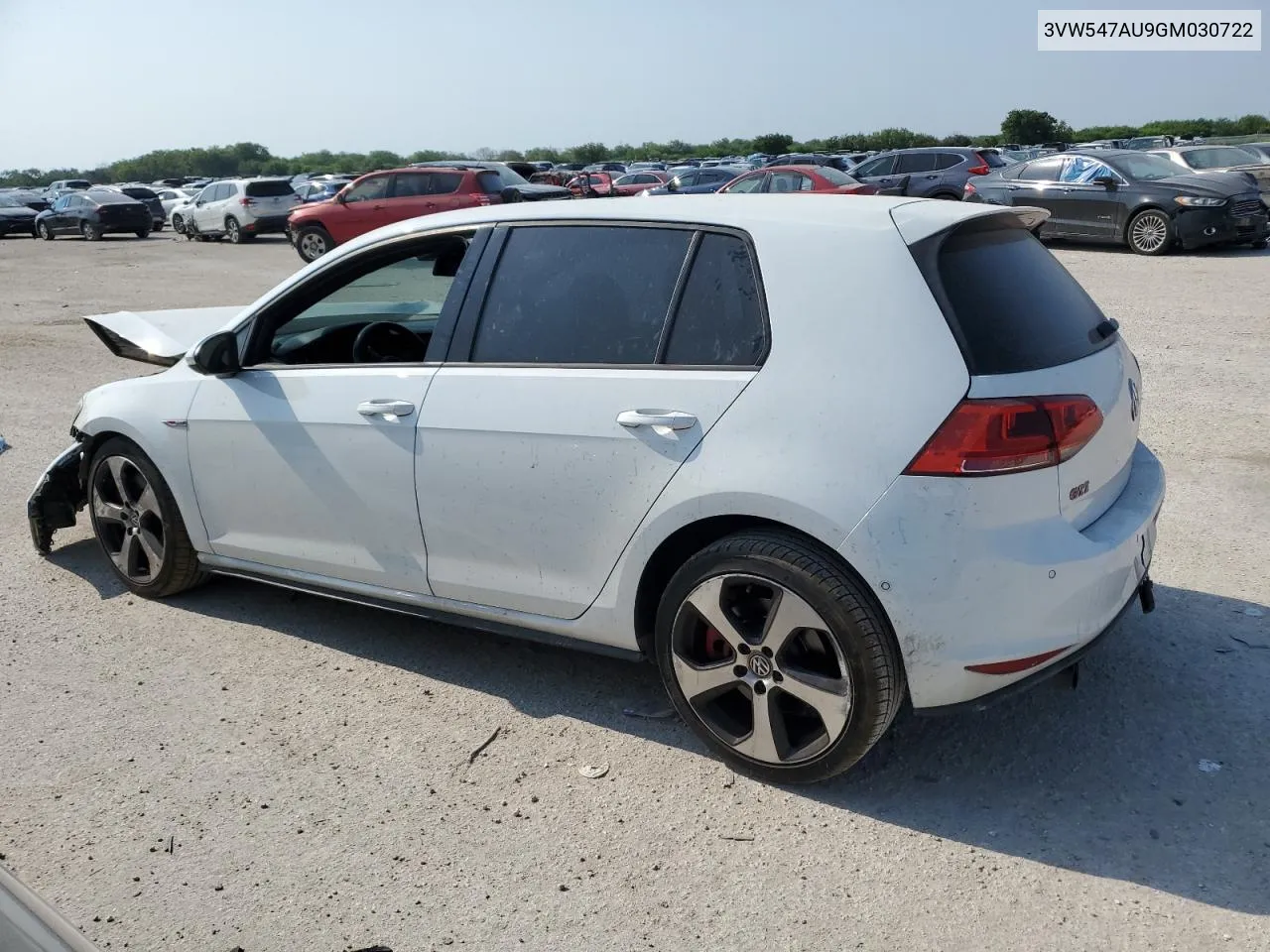 2016 Volkswagen Gti S/Se VIN: 3VW547AU9GM030722 Lot: 57881704