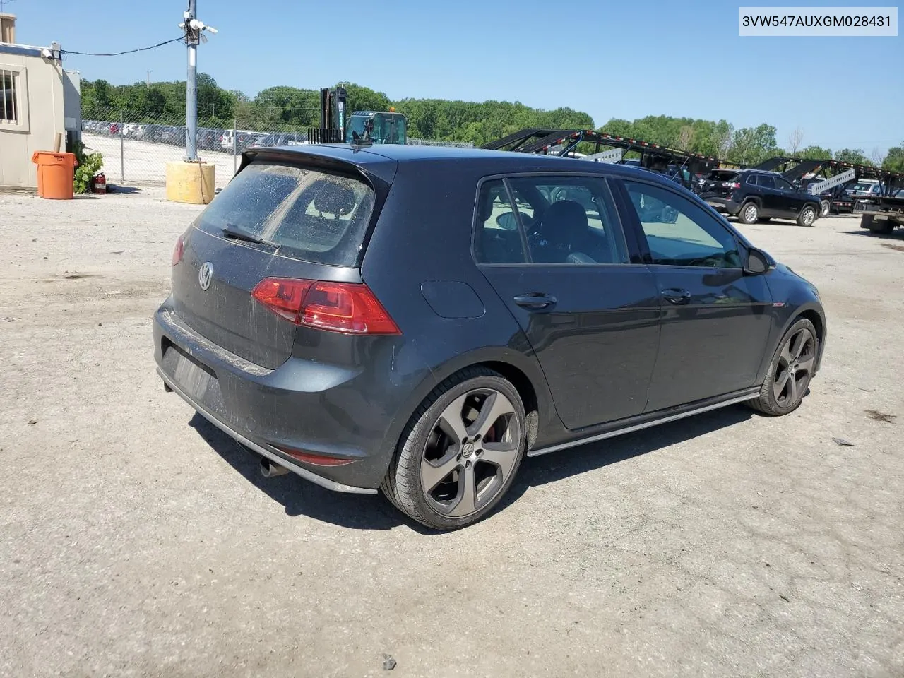 3VW547AUXGM028431 2016 Volkswagen Gti S/Se