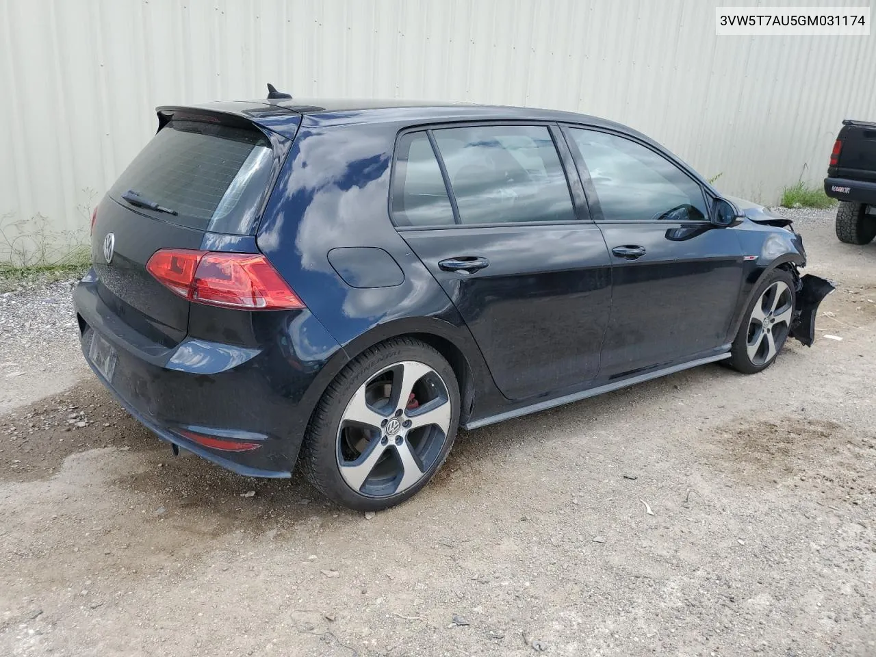 3VW5T7AU5GM031174 2016 Volkswagen Gti S/Se