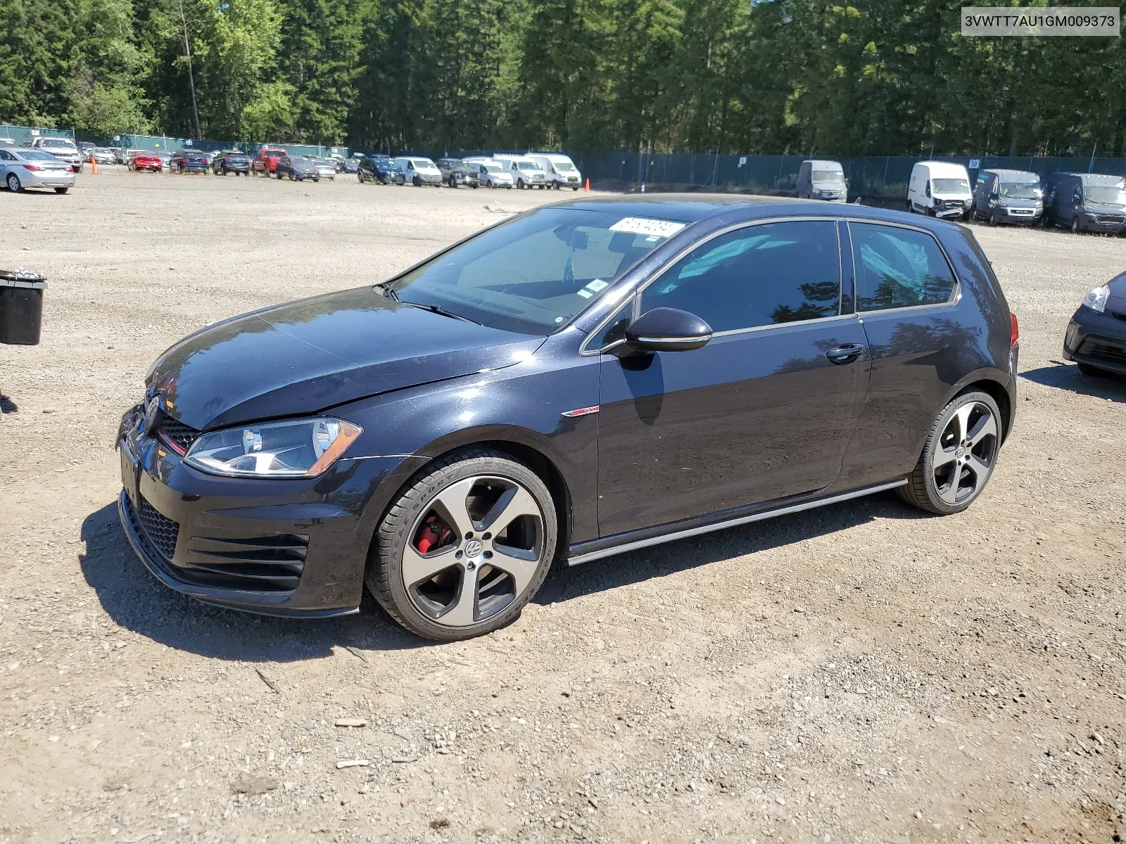 2016 Volkswagen Gti S/Se VIN: 3VWTT7AU1GM009373 Lot: 61504034