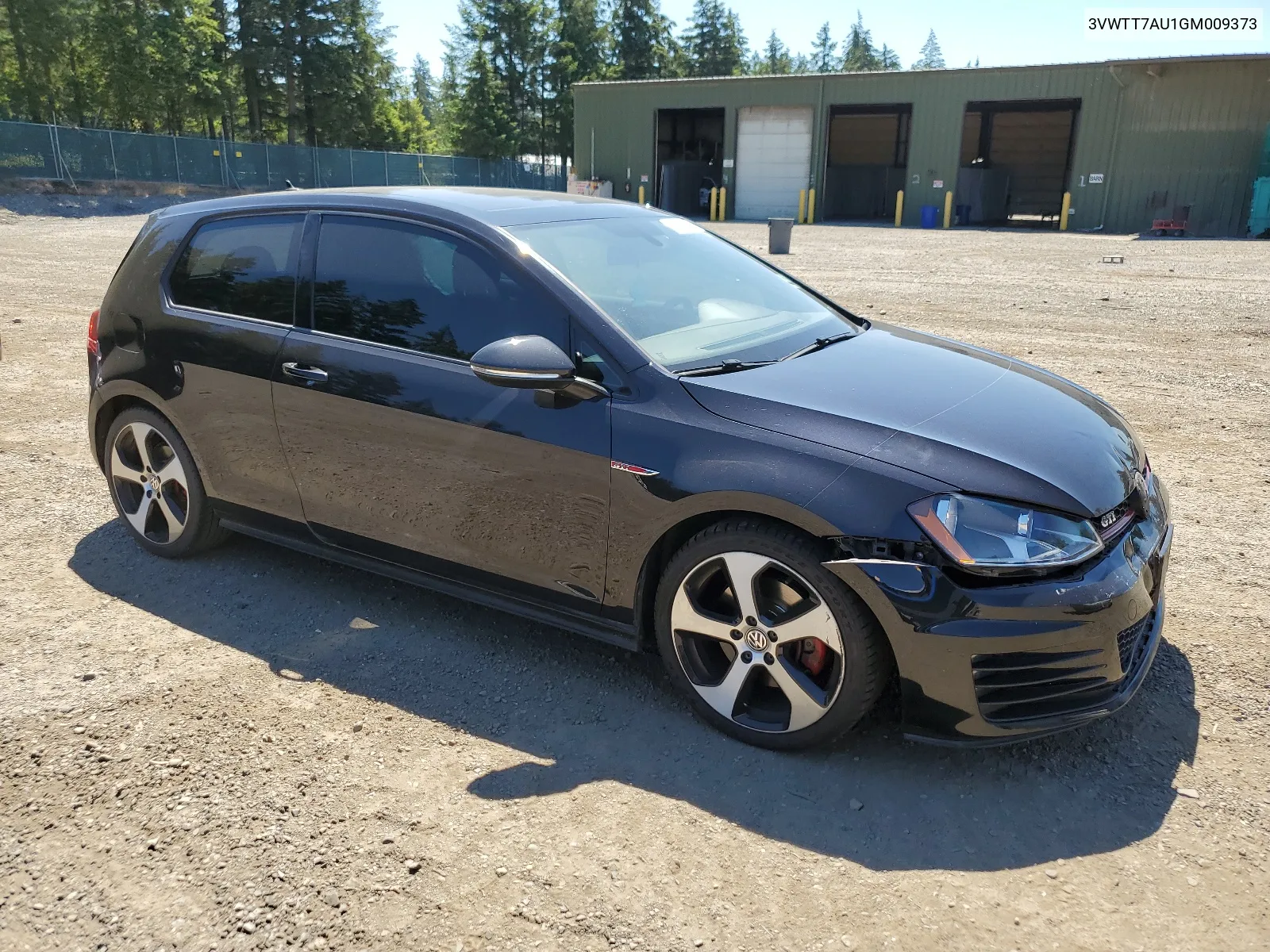 2016 Volkswagen Gti S/Se VIN: 3VWTT7AU1GM009373 Lot: 61504034