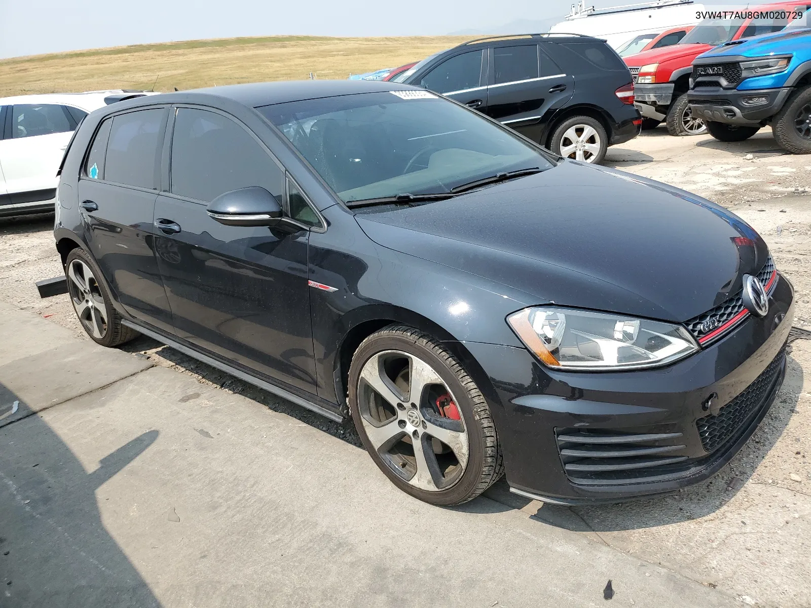 2016 Volkswagen Gti S/Se VIN: 3VW4T7AU8GM020729 Lot: 63886334