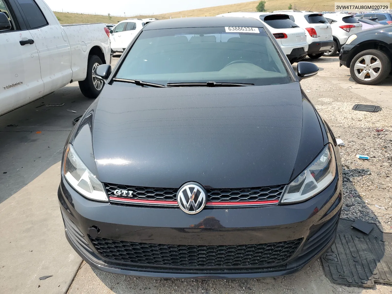 2016 Volkswagen Gti S/Se VIN: 3VW4T7AU8GM020729 Lot: 63886334