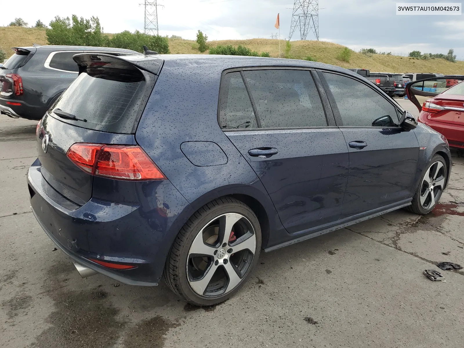 2016 Volkswagen Gti S/Se VIN: 3VW5T7AU1GM042673 Lot: 66030224