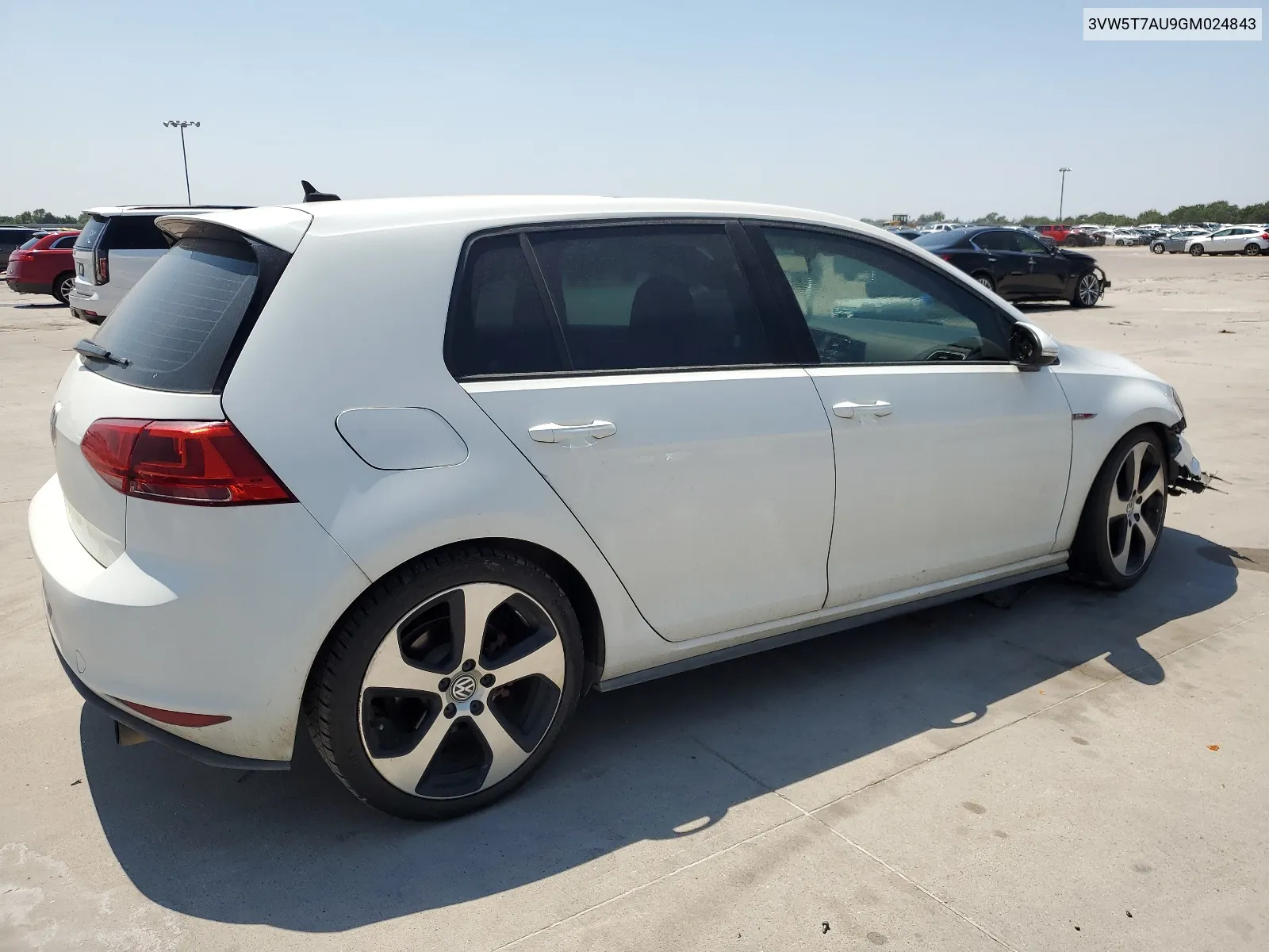 2016 Volkswagen Gti S/Se VIN: 3VW5T7AU9GM024843 Lot: 66439024