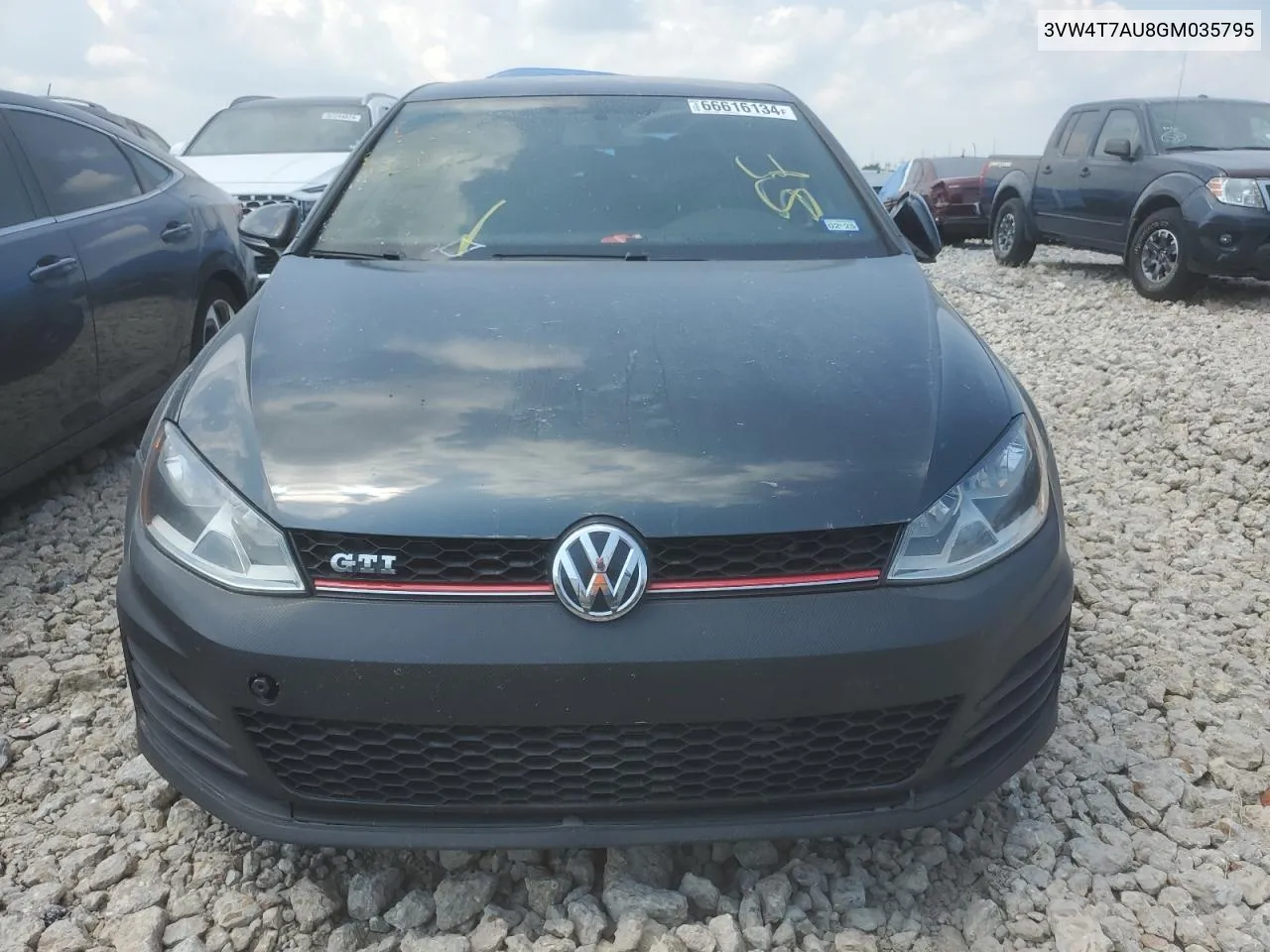 2016 Volkswagen Gti S/Se VIN: 3VW4T7AU8GM035795 Lot: 66616134