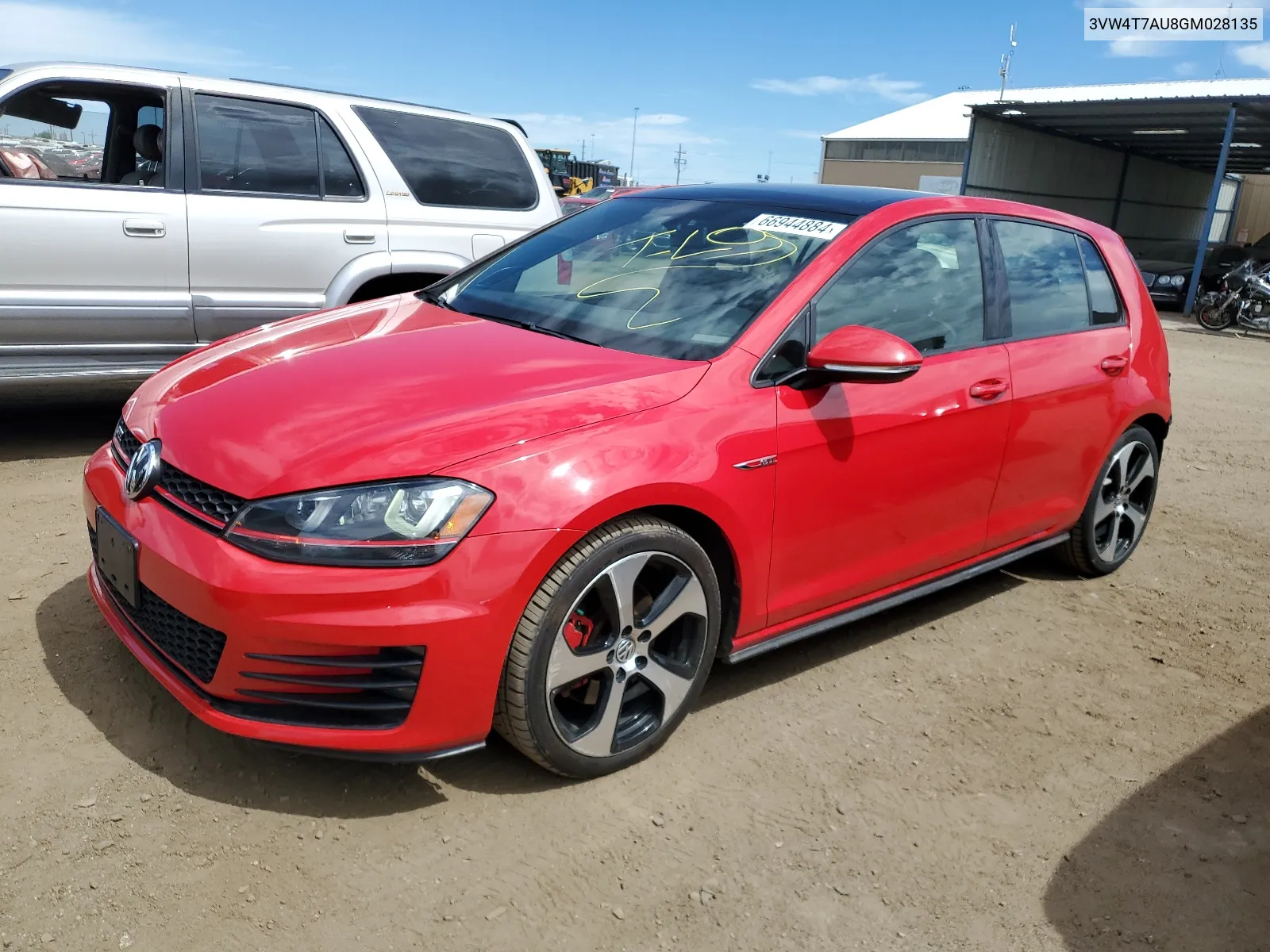 2016 Volkswagen Gti S/Se VIN: 3VW4T7AU8GM028135 Lot: 66944884