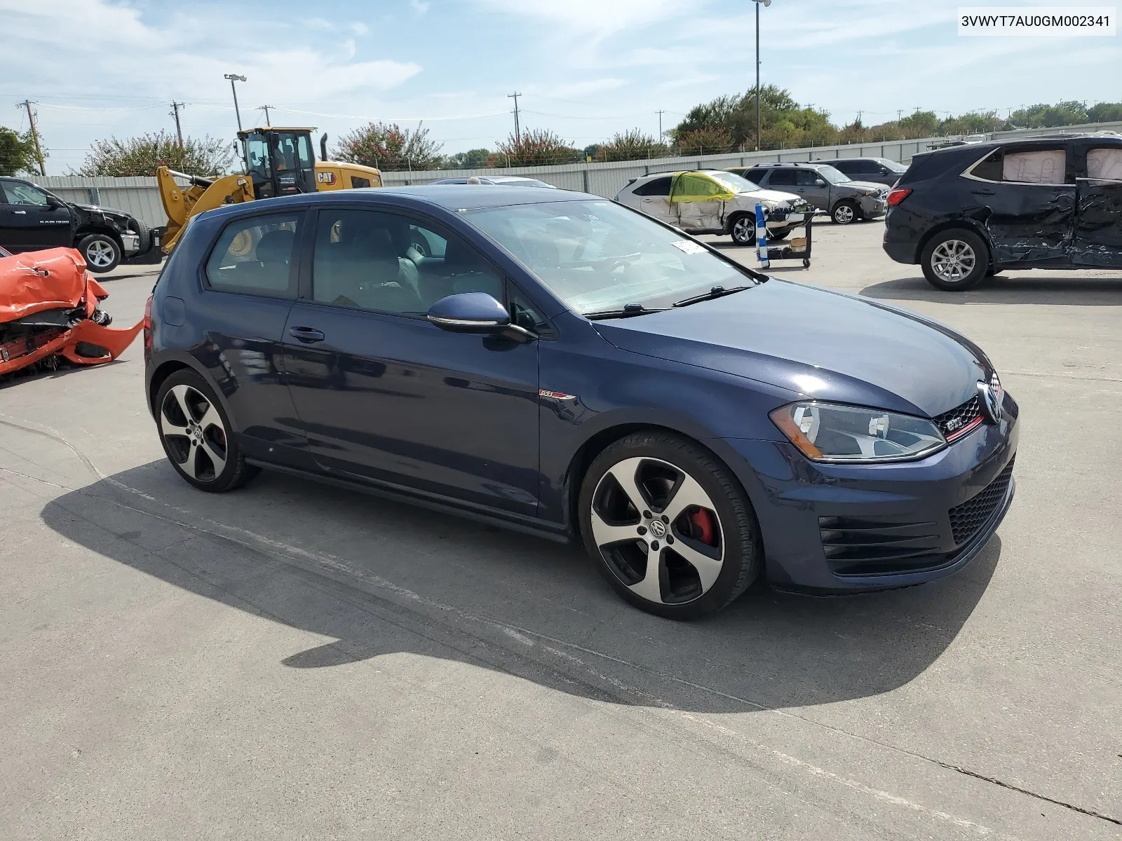 2016 Volkswagen Gti S/Se VIN: 3VWYT7AU0GM002341 Lot: 68170534