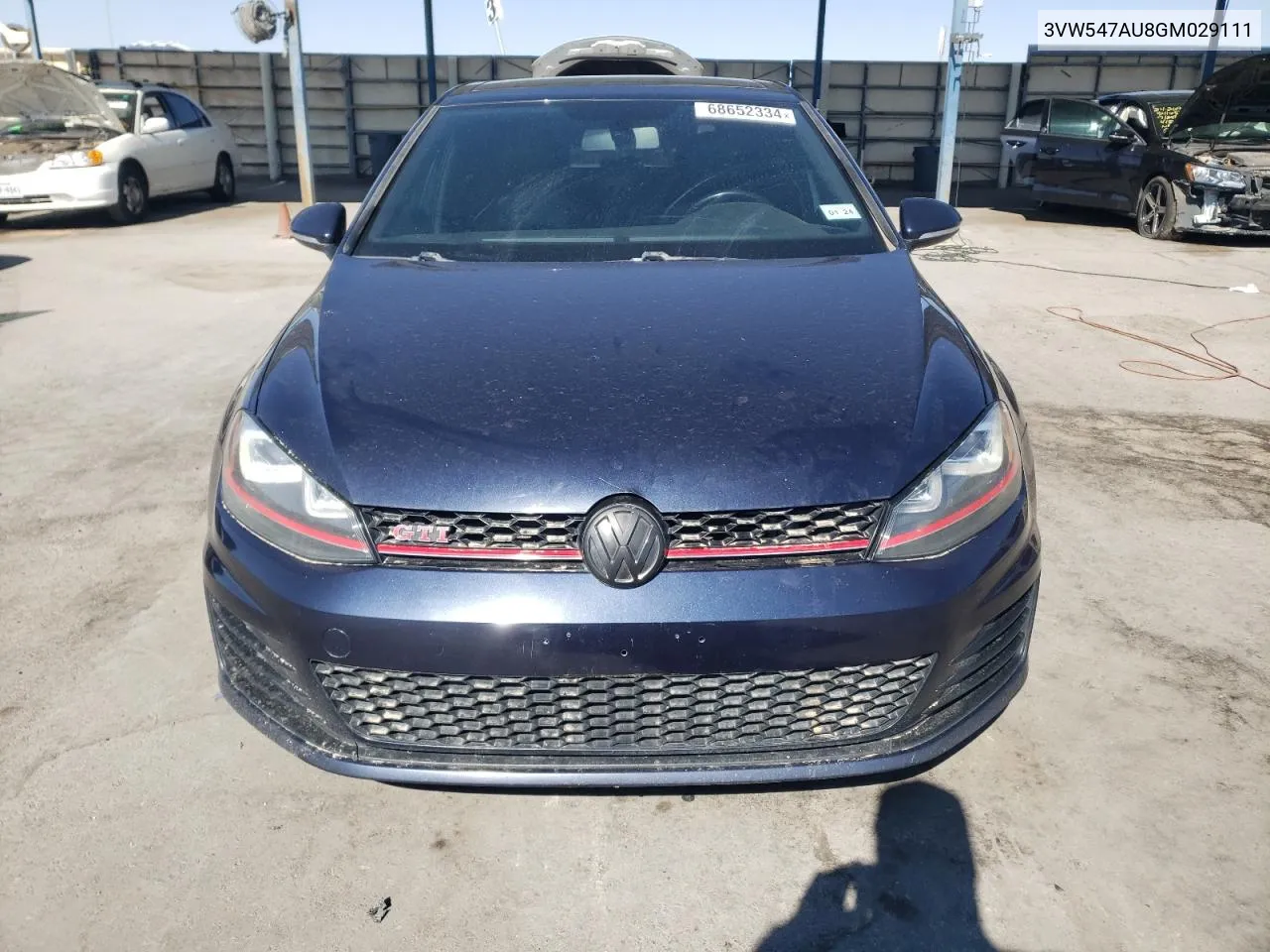 2016 Volkswagen Gti S/Se VIN: 3VW547AU8GM029111 Lot: 68652334