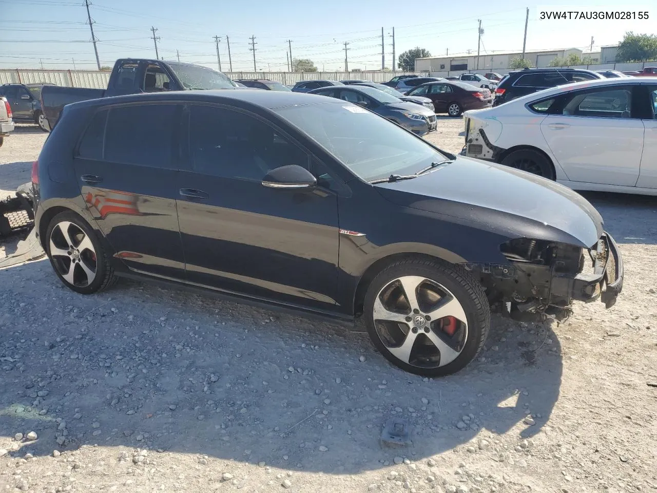 2016 Volkswagen Gti S/Se VIN: 3VW4T7AU3GM028155 Lot: 70039154