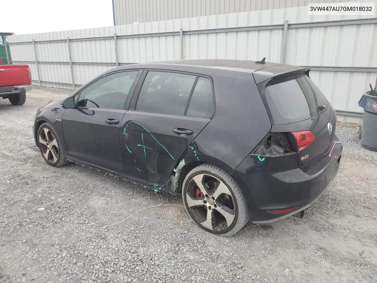 2016 Volkswagen Gti S/Se VIN: 3VW447AU7GM018032 Lot: 72693904