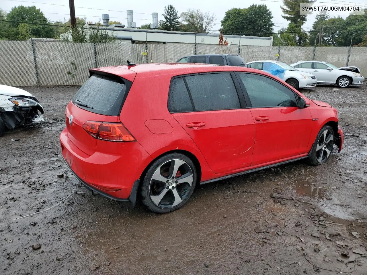 3VW5T7AU0GM047041 2016 Volkswagen Gti S/Se