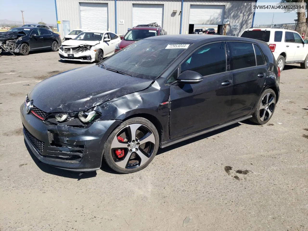 2016 Volkswagen Gti S/Se VIN: 3VW547AU4GM025394 Lot: 72953044