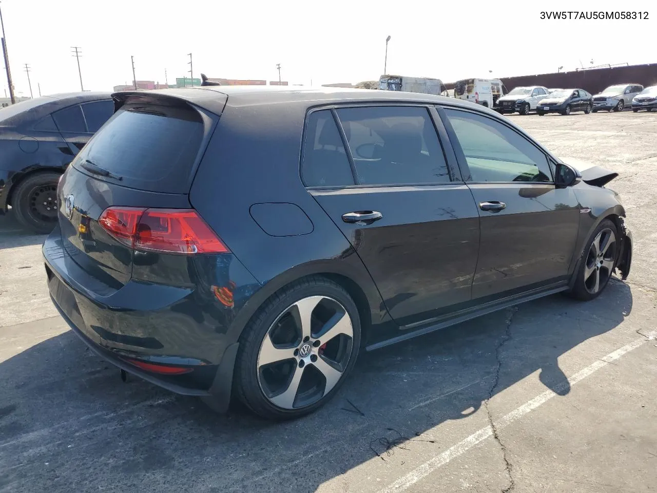 2016 Volkswagen Gti S/Se VIN: 3VW5T7AU5GM058312 Lot: 73724434