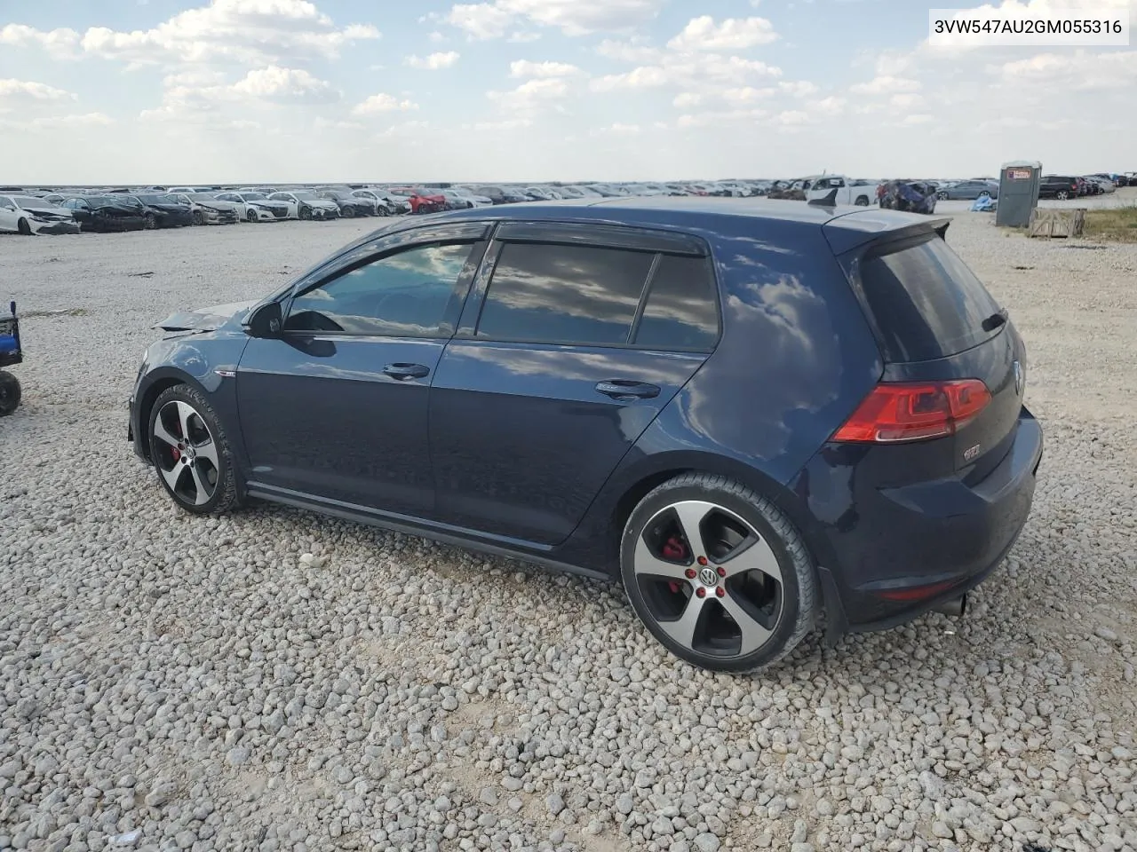 2016 Volkswagen Gti S/Se VIN: 3VW547AU2GM055316 Lot: 74906424