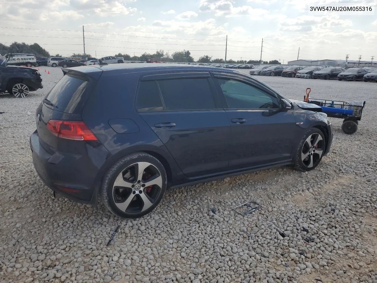 2016 Volkswagen Gti S/Se VIN: 3VW547AU2GM055316 Lot: 74906424