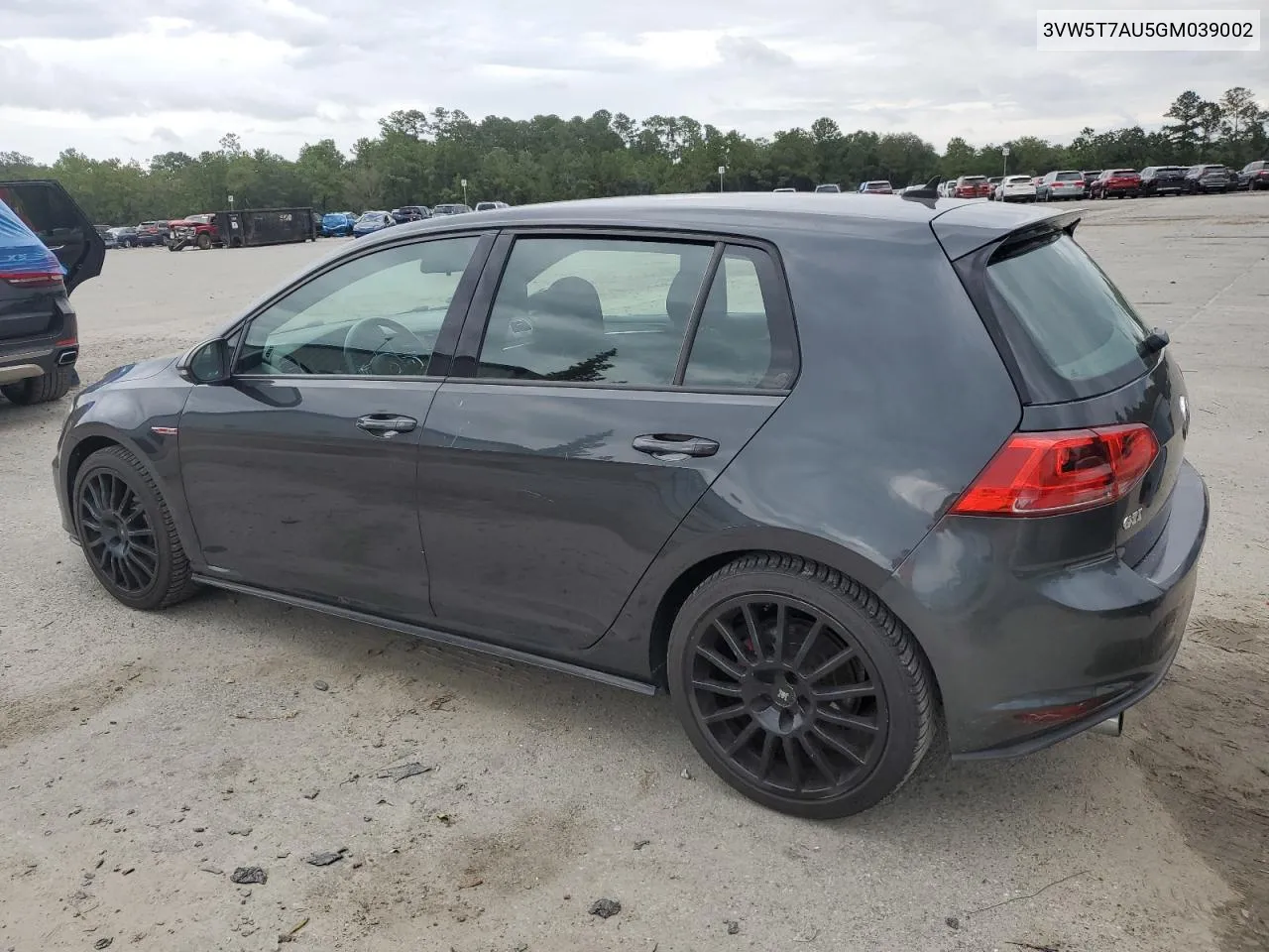 3VW5T7AU5GM039002 2016 Volkswagen Gti S/Se