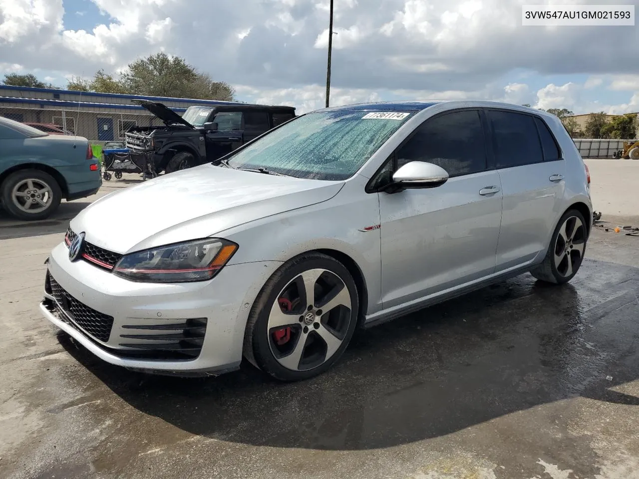 2016 Volkswagen Gti S/Se VIN: 3VW547AU1GM021593 Lot: 77361174